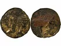 Rome - Provinces Gaule Narbonnaise, Auguste & Agrippa - Dupondius - 9 / 3 Av JC Nîmes