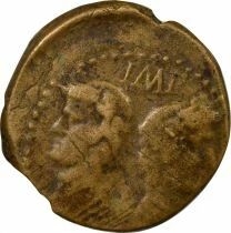 Rome - Provinces Gaule Narbonnaise, Auguste & Agrippa - Dupondius, 3e Type - 8 / 3 Av JC N&icirc;mes