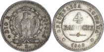 Rome 4 Baiocchi - Roman Republic -1849 R
