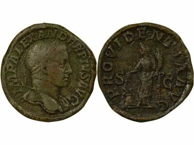 Rome Empire Alexandre S�v�re - Sesterce, La Providence - 234 Rome