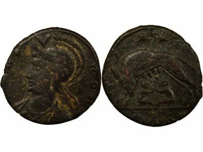 Rome Empire Comm�moration de Rome - Nummus, Louve - 333 / 334 Arles