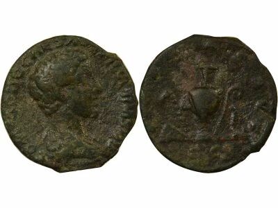 Rome Empire Commode - As, Instruments Pontificaux - 175 / 176 Rome