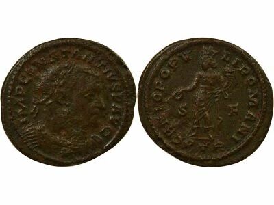 Rome Empire Constance I Chlore - AE, G�nie du Peuple Romain - 305 / 306 Tr�ves