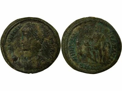 Rome Empire Constance II - Maiorina, Empereur & Captifs - 348 / 351 Nicom�die