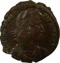 Rome Empire Constance II - Maiorina, Soldat terrassant Cavalier - 350 / 355 Antioche