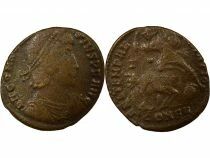 Rome Empire Constance II - Maiorina, Soldat terrassant Cavalier - 351 / 355 Constantinople