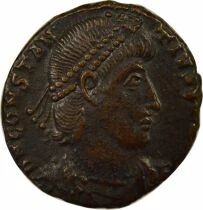 Rome Empire Constance II - Nummus, Soldat terrassant Cavalier - 355 / 361 Antioche