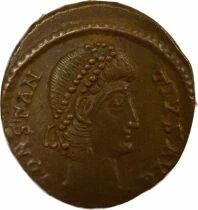 Rome Empire Constance II - Nummus, Soldats & Etendard - 337 / 341 Antioche