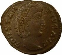 Rome Empire Constance II - Nummus, Soldats & Etendard - 337 / 341 Antioche