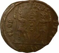 Rome Empire Constance II - Nummus, Soldats & Etendard - 337 / 341 Antioche