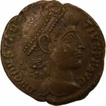 Rome Empire Constance II - Nummus, Voeux Vicennaux - 347 / 348 Antioche