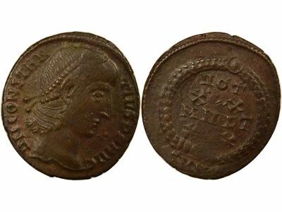 Rome Empire Constance II - Nummus, Voeux Vicennaux - 347 / 348 Nicom�die