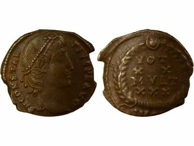 Rome Empire Constance II - Nummus, Voeux Vicennaux - 347 / 348