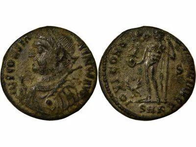 Rome Empire Constantin I - Nummus, Jupiter - 317 / 320 Cyzique