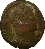 Rome Empire Constantin I - Nummus, Soldats, deux &eacute;tendards - 333 / 335 Rome