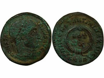 Rome Empire Constantin I - Nummus, Voeux Vicennaux - 322 / 324 Arles