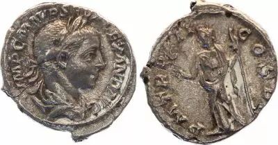 Rome Empire Denier, Alexandre S�v�re (222-235) - P M TR P II COS P P