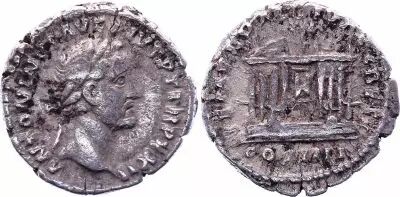 Rome Empire Denier, Antonin le Pieux - 158-159 Rome