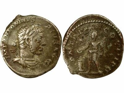 Rome Empire Elagabal - Denier, Empereur Sacrifiant - 221 Rome