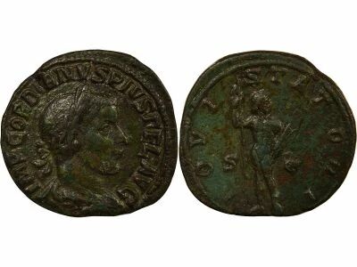 Rome Empire Gordien III - Sesterce, Jupiter - 241 / 243 Rome