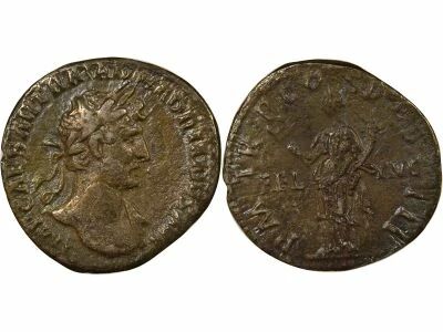 Rome Empire Hadrien - Denier Argent, Felicitas debout - 118 Rome