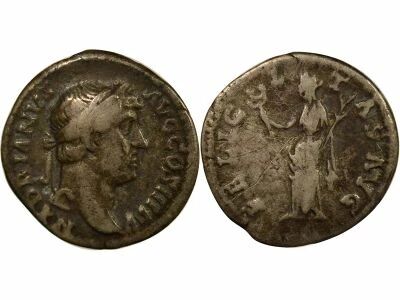 Rome Empire Hadrien - Denier Argent, Felicitas debout - 133 Rome