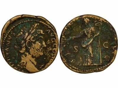 Rome Empire Hadrien - Dupondius, Felicitas debout - 136 Rome
