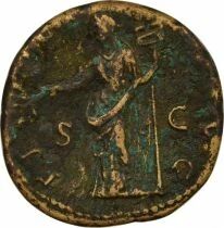 Rome Empire Hadrien - Dupondius, Felicitas debout - 136 Rome