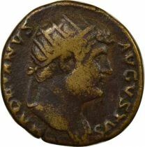 Rome Empire Hadrien - Dupondius, Salus assise - 127 Rome