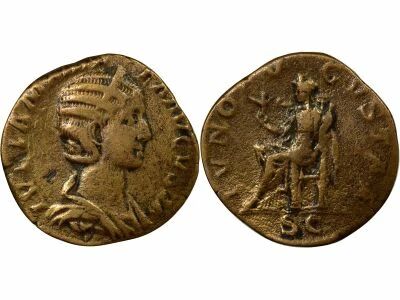 Rome Empire Julia Mam�e - Sesterce, Junon Assise - 231 Rome
