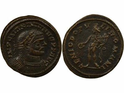 Rome Empire Maximien Hercule - AE, G�nie du Peuple Romain - 297 / 303 Londres