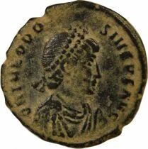 Rome Empire Th&eacute;odose I - Maiorina, Empereur debout - 392 / 395 Constantinople