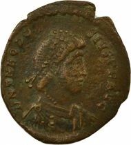 Rome Empire Th&eacute;odose I - Maiorina, Empereur debout - 392 / 395 Nicom&eacute;die