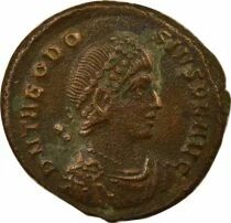 Rome Empire Th&eacute;odose I - Nummus, Rome Assise - 378 / 383 Constantinople
