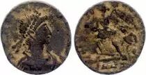 R&ouml;mische Imperatorische Arcadius - Nummus, Victoire couronnant l\'Empereur - 395 / 401