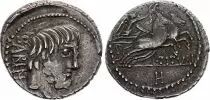 R&ouml;mische Republik Denarius,  Tituria 89 BC Rome - VF