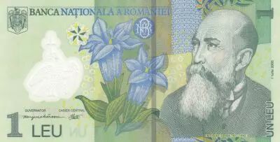 Roumanie 1 Leu - Nicolae Iorga - Polymer - 01-07-2005 - S�rie 146I