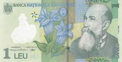 Roumanie 1 Leu Nicolae Iorga - Polymer - 2014