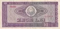 Roumanie 10 Lei - Armoiries - Agriculture - 1966 - S&eacute;rie D.0320 - P.94