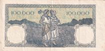 Roumanie 100 000 Lei - Femmes - Agriculture - 20-10-1946 - Série X.2 - P.58