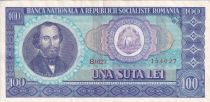 Roumanie 100 Lei - Nicolae Balcescu - 1966 - Série B.0127 - P.97