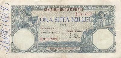 Roumanie 100000 Lei - 28-05-1946 - P.58