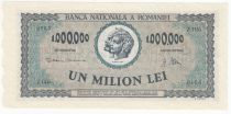 Roumanie 1000000 Lei 1947 - Trajan et Decebal - Paysans, femmes et enfant