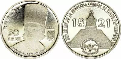 Roumanie 50 Bani - 200 ans de la R�volution - 2021 - SPL