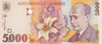 Roumanie 5000 Lei - Lucian Blaga - 1998 - P.107