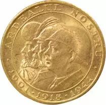 Roumanie Michel I - 20 Lei Or, Lib. de l\'Ardeal du Nord - 1944 Bucarest