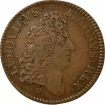 Royal Galleys, Louis XVI - Copper Token - 1691