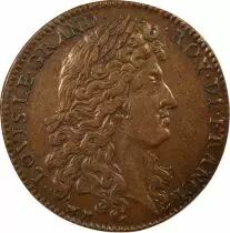 Royal Treasure, Louis XIV - Copper Token - 1683 Nuremberg
