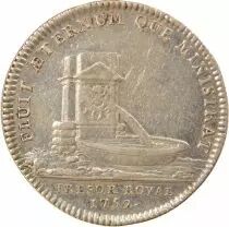 Royal Treasure, Louis XV - Silver Token - 1752