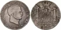 Royaume de Napoléon 5 lire Napoléon I - 1808 B Bologne - Argent